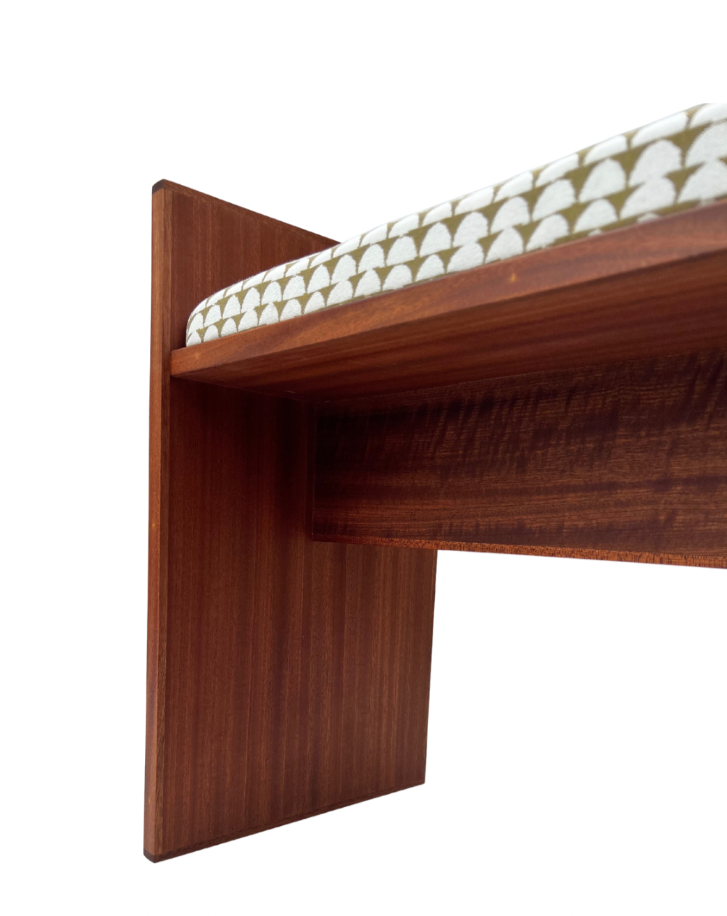 Mid-Century Modern Upholstered Bench