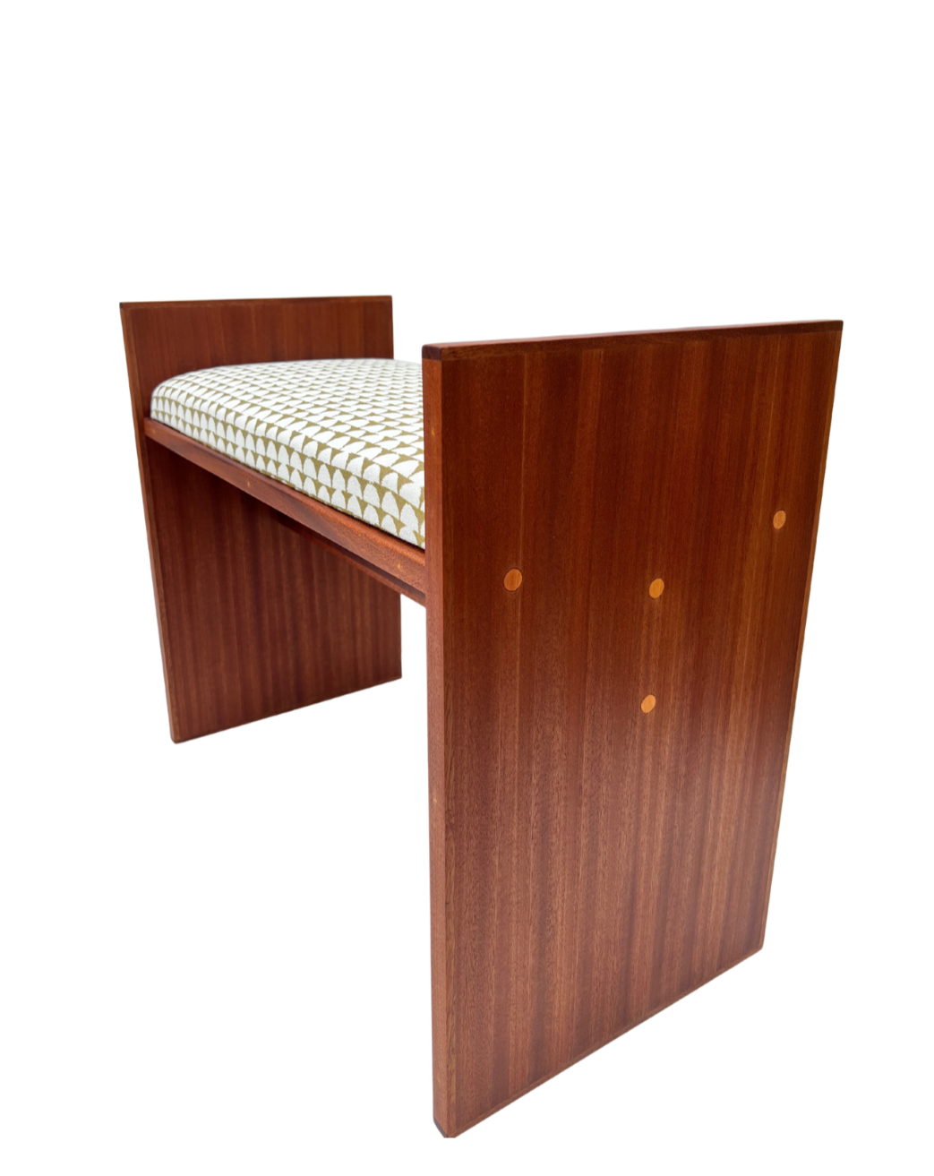 Mid-Century Modern Upholstered Bench