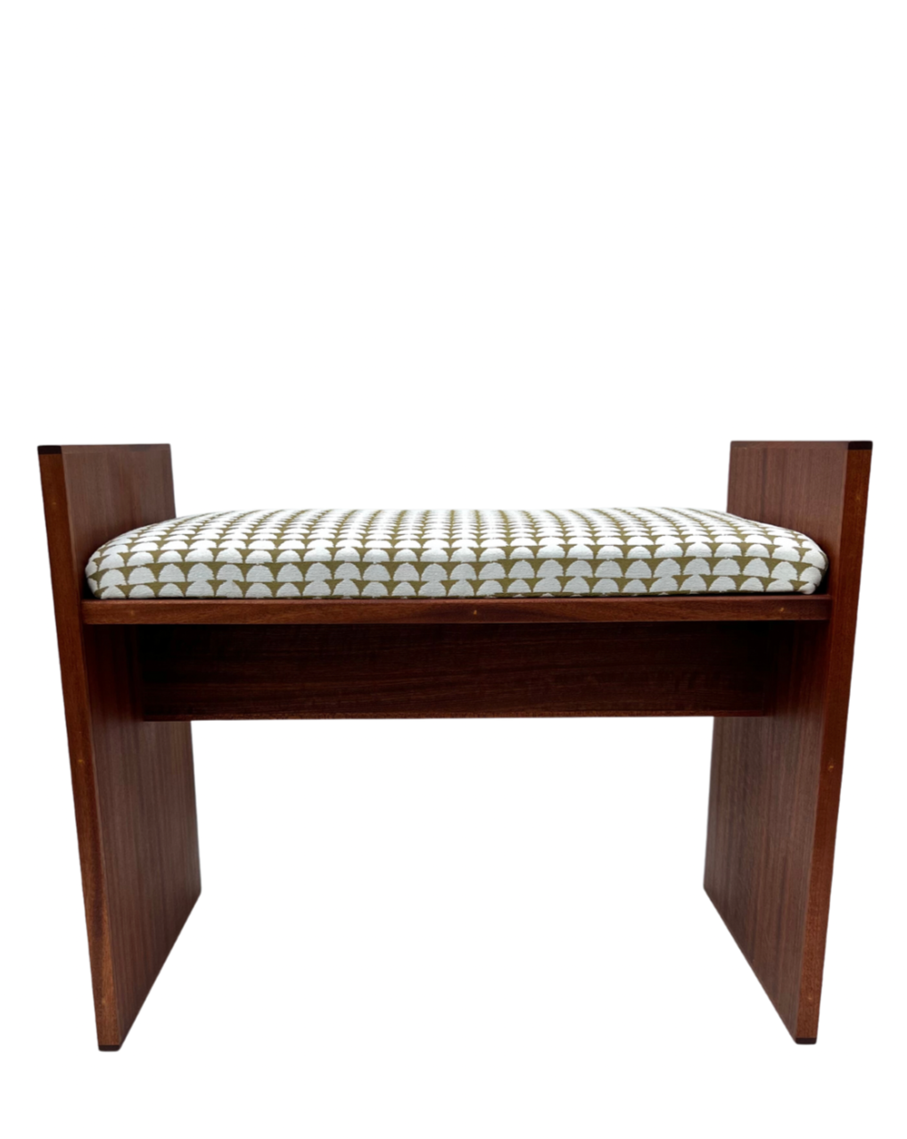 Mid-Century Modern Upholstered Bench